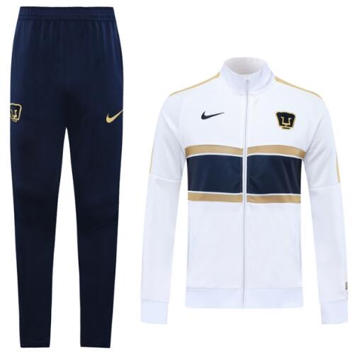 UNAM White Jacket Training Suits with Pants 2020/21